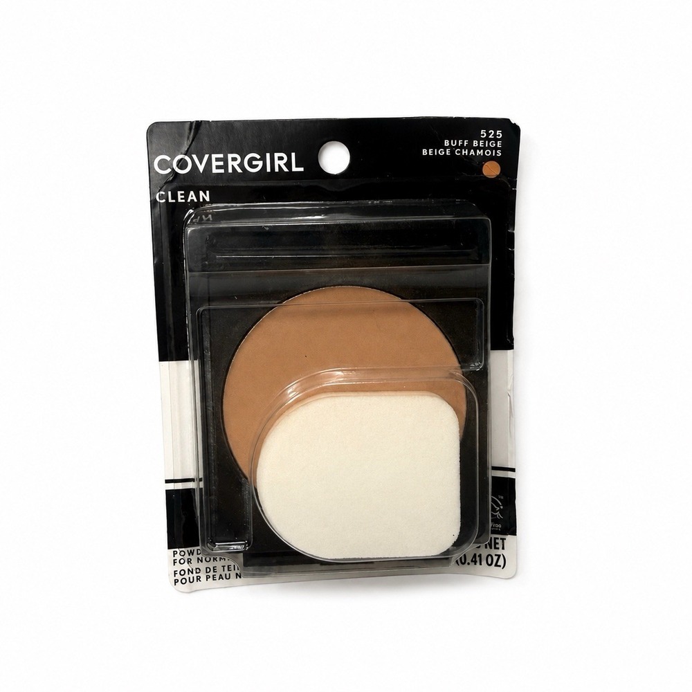 NEW Covergirl Powder Foundation 525 Buff Beige Normal Skin Lightweight NIB